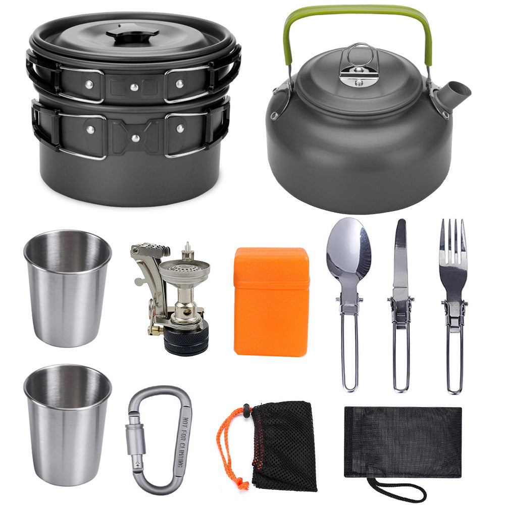 Outdoor Aluminum Cooking Set
